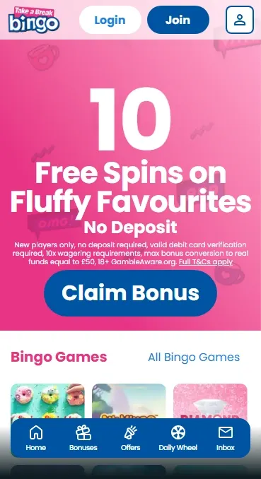 Take a Break Bingo Casino